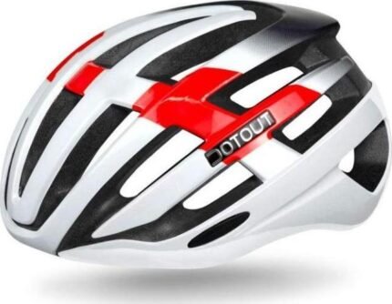 Dotout Targa Helmet (white & Red)